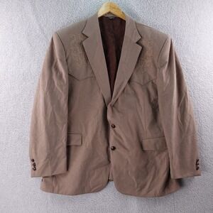 Vintage‎ Pagano West Made in USA Sport Coat Blazer Western Men's Size 48R